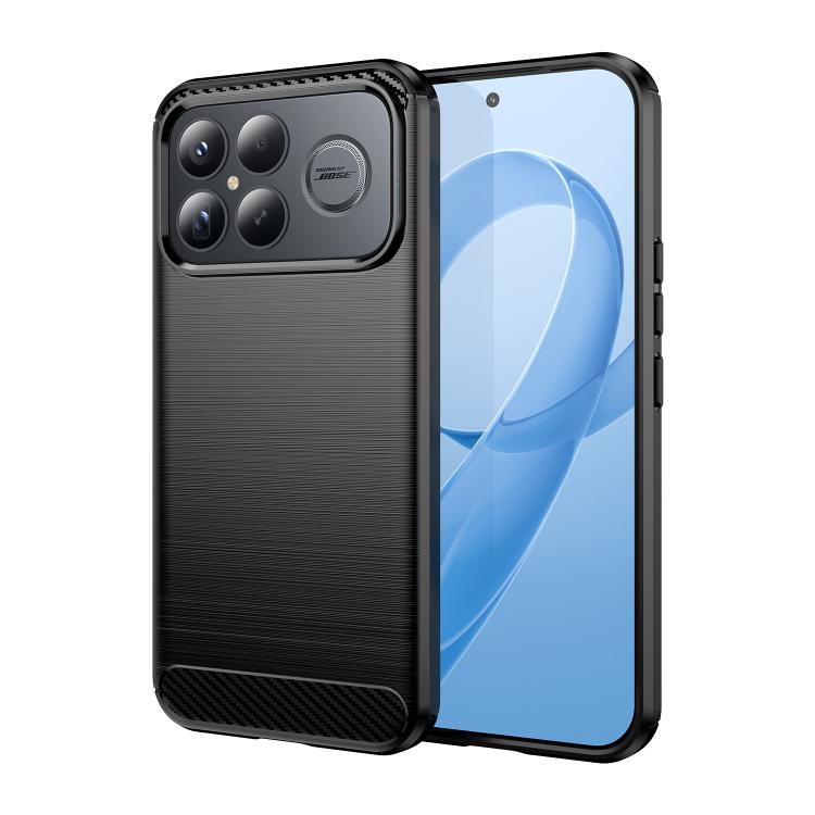 For Redmi K90 Pro Max / Poco F8 Ultra WANLONFENG Brushed Texture Shockproof TPU Phone Case with Screen Film