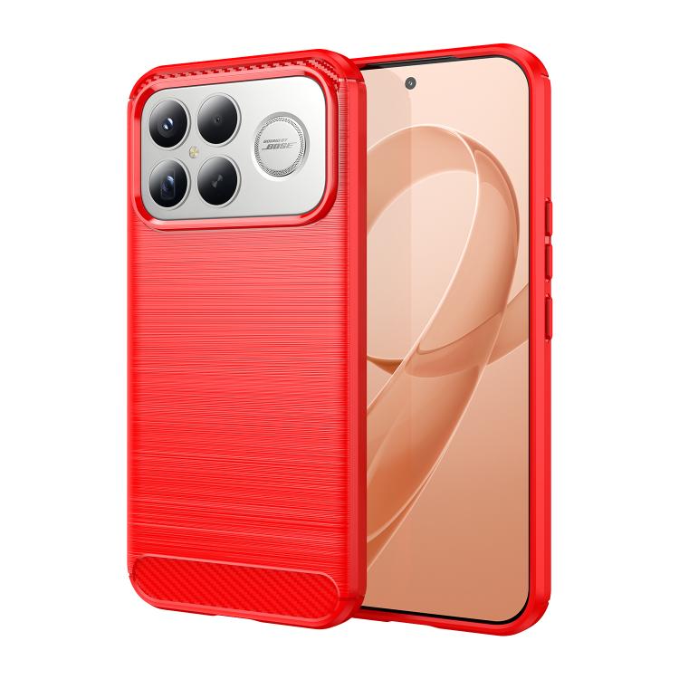 For Redmi K90 Pro Max / Poco F8 Ultra WANLONFENG Brushed Texture Shockproof TPU Phone Case with Screen Film