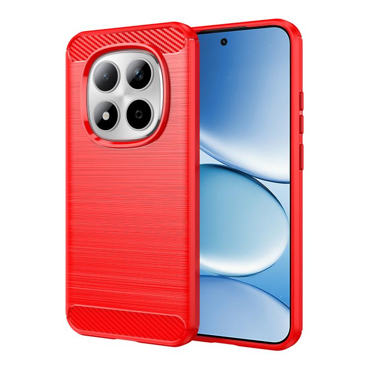 For Redmi Note 14 Pro 4G WANLONFENG Brushed Texture Shockproof TPU Phone Case with Screen Film