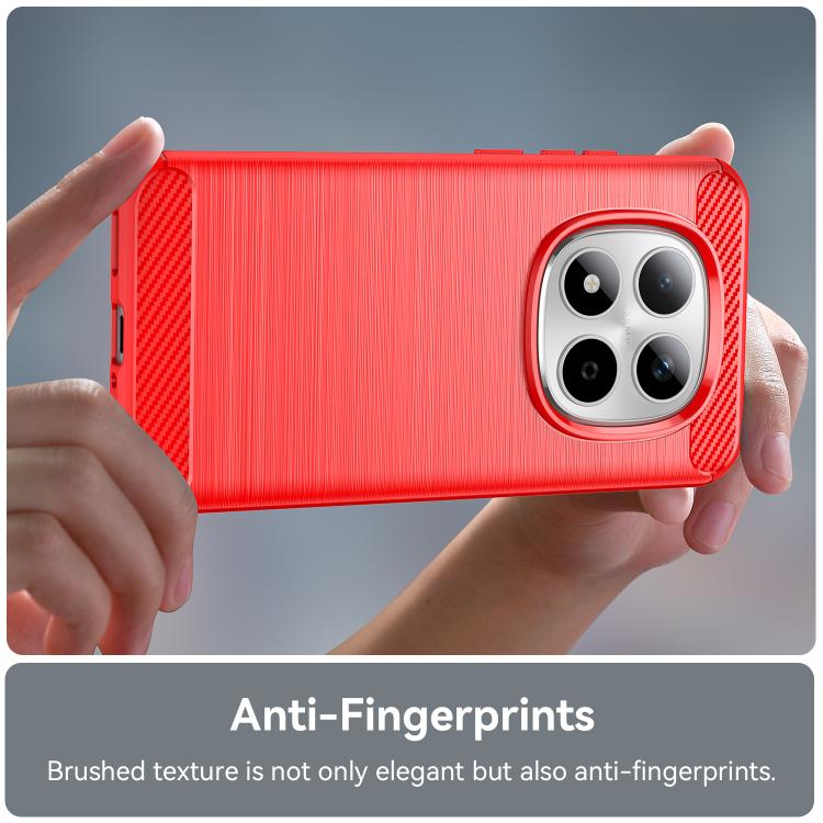 For Redmi Note 14 Pro 4G WANLONFENG Brushed Texture Shockproof TPU Phone Case with Screen Film