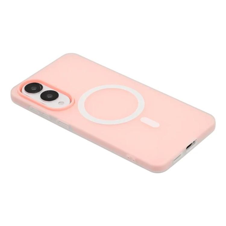 For Galaxy S25 Edge 5G WANLONFENG Macarons Matte Magnetic Phone Case with 2pcs Screen Films