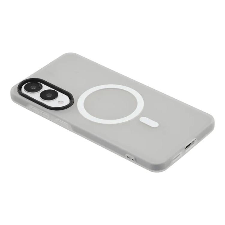 For Galaxy S25 Edge 5G WANLONFENG Macarons Matte Magnetic Phone Case with 2pcs Screen Films