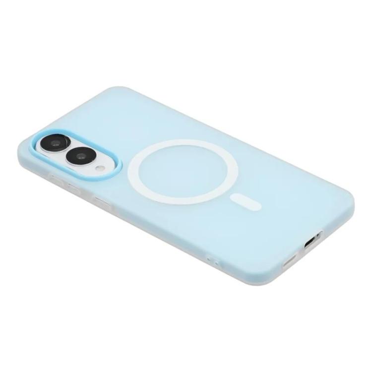 For Galaxy S25 Edge 5G WANLONFENG Macarons Matte Magnetic Phone Case with 2pcs Screen Films