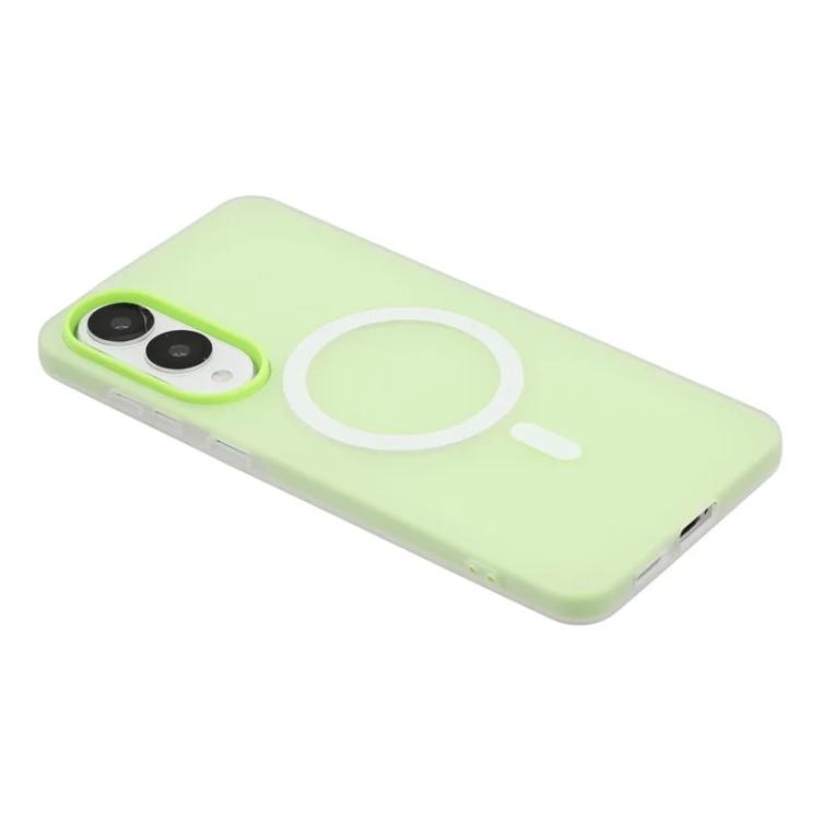 For Galaxy S25 Edge 5G WANLONFENG Macarons Matte Magnetic Phone Case with 2pcs Screen Films