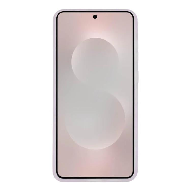 For Galaxy S25 Edge 5G WANLONFENG Macarons Matte Magnetic Phone Case with 2pcs Screen Films