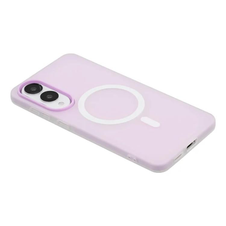 For Galaxy S25 Edge 5G WANLONFENG Macarons Matte Magnetic Phone Case with 2pcs Screen Films