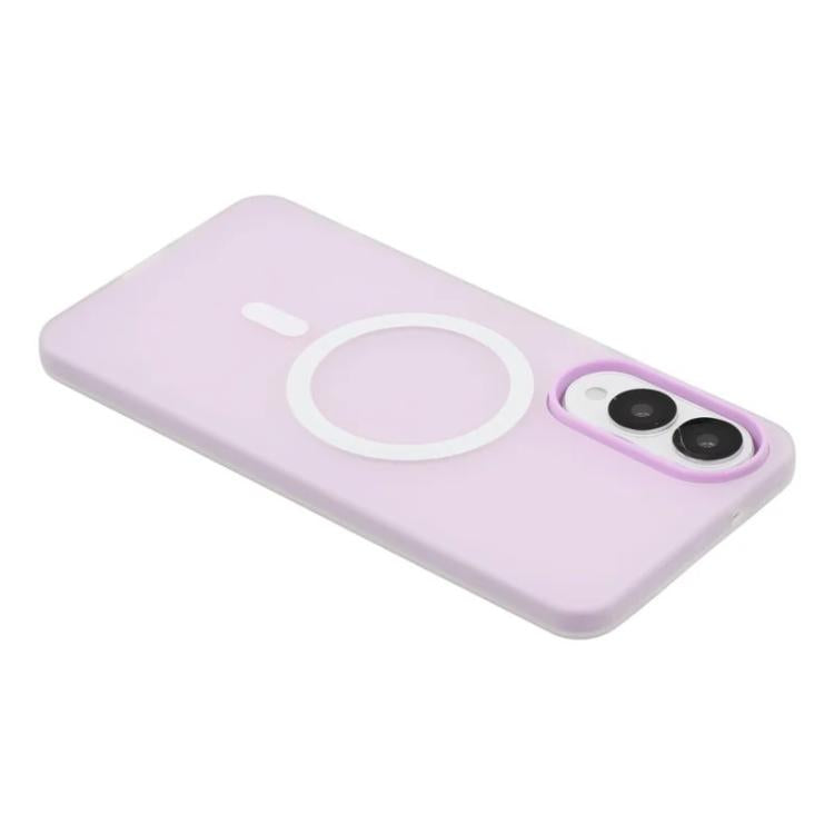 For Galaxy S25 Edge 5G WANLONFENG Macarons Matte Magnetic Phone Case with 2pcs Screen Films