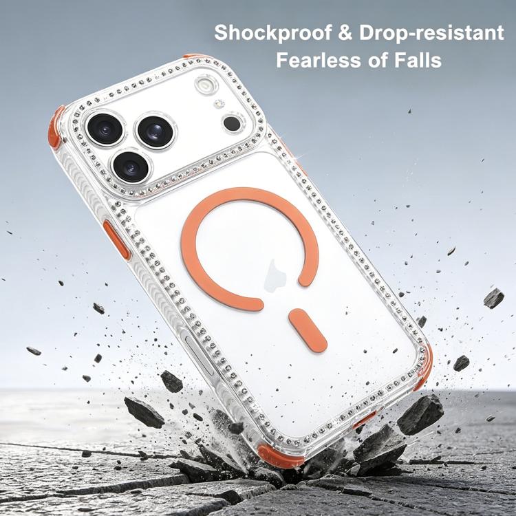 For iPhone 17 Dream Diamond 2 in 1 Shockproof Magnetic Phone Case