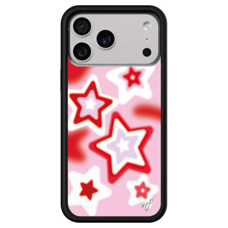 For iPhone 17 Pro Max WildFlow Red Star Series Pattern Phone Case