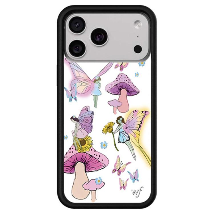 For iPhone 17 Pro WildFlow Red Star Series Pattern Phone Case