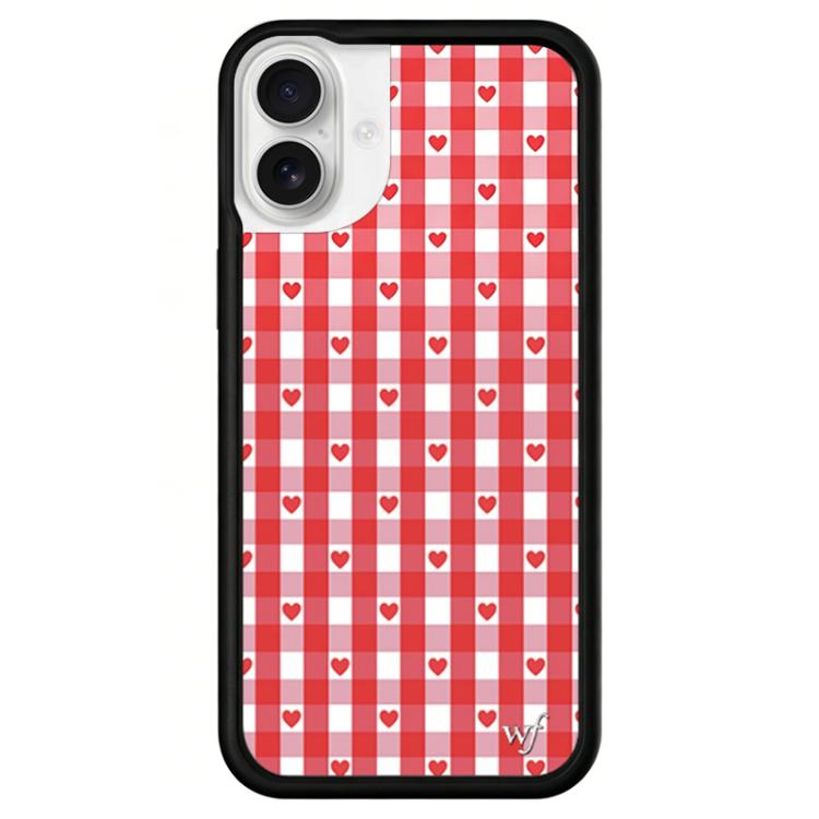 For iPhone 17 WildFlow Red Star Series Pattern Phone Case