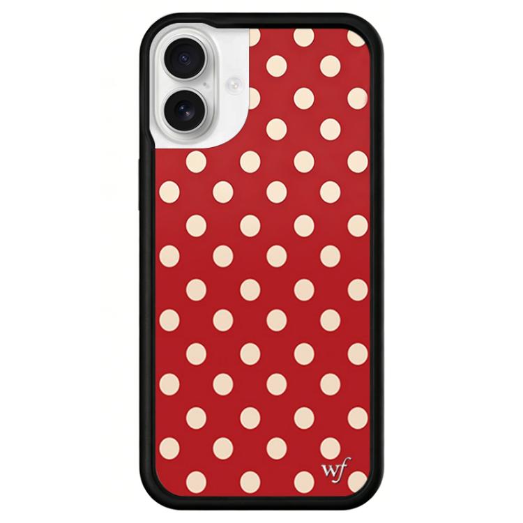 For iPhone 17 WildFlow Red Star Series Pattern Phone Case