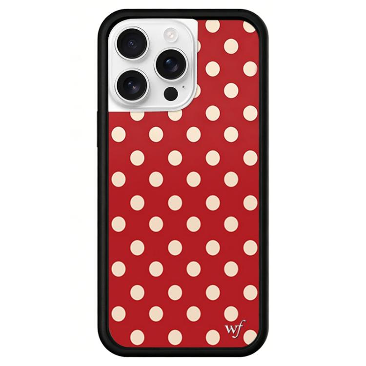 For iPhone 15 Pro Max WildFlow Red Star Series Pattern Phone Case