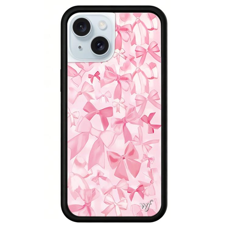 For iPhone 15 Plus WildFlow Red Star Series Pattern Phone Case