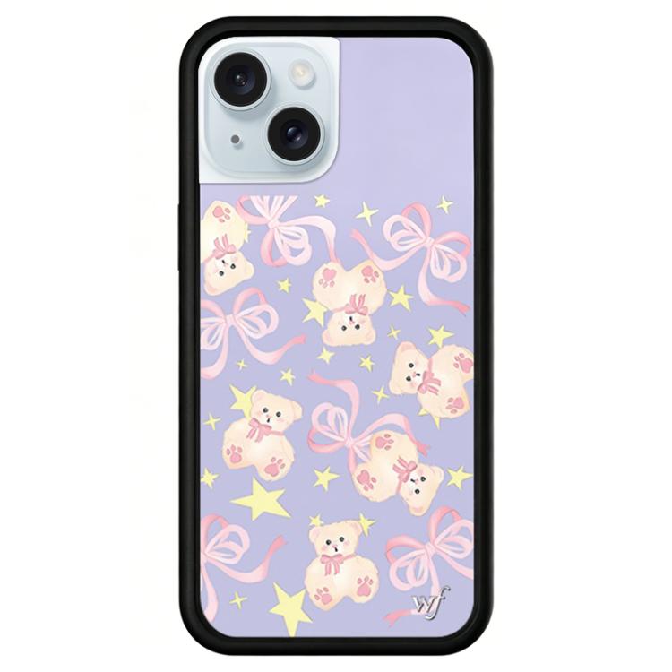 For iPhone 15 Plus WildFlow Red Star Series Pattern Phone Case