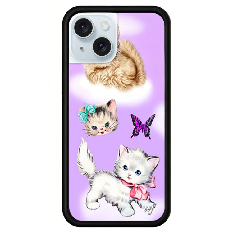 For iPhone 15 Plus WildFlow Red Star Series Pattern Phone Case
