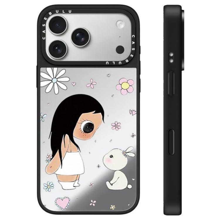 For iPhone 17 Pro Max YUY Series Pattern Camera Control Button Mirror Phone Case