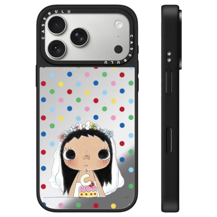 For iPhone 17 Pro Max YUY Series Pattern Camera Control Button Mirror Phone Case