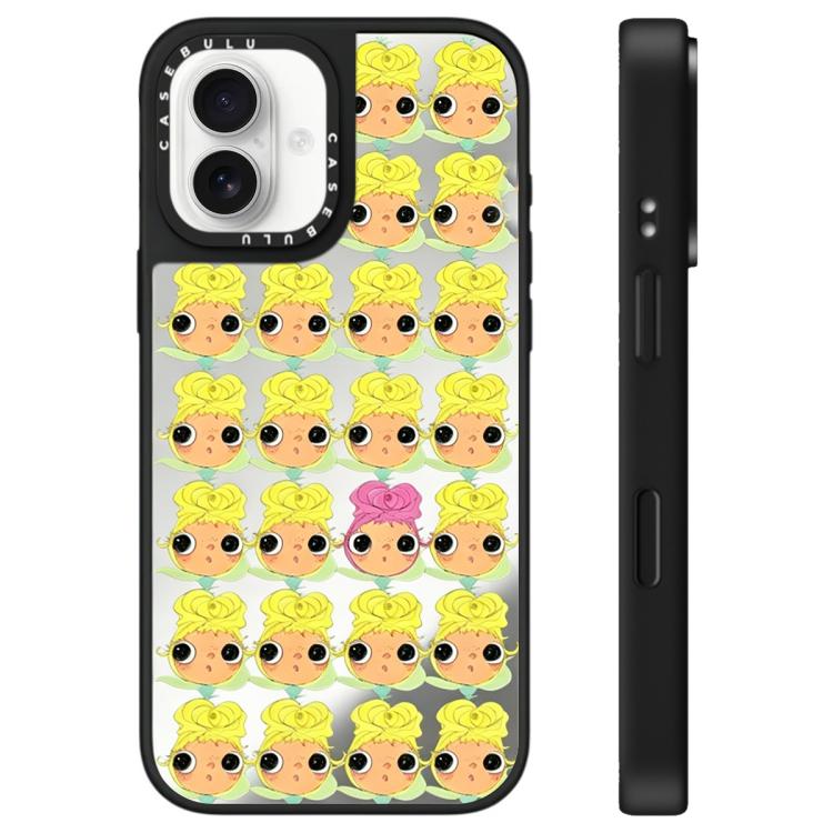 For iPhone 17 YUY Series Pattern Camera Control Button Mirror Phone Case