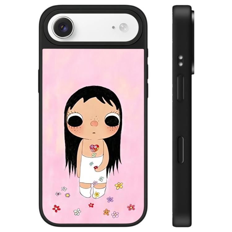 For iPhone Air YUY Series Pattern Camera Control Button Mirror Phone Case