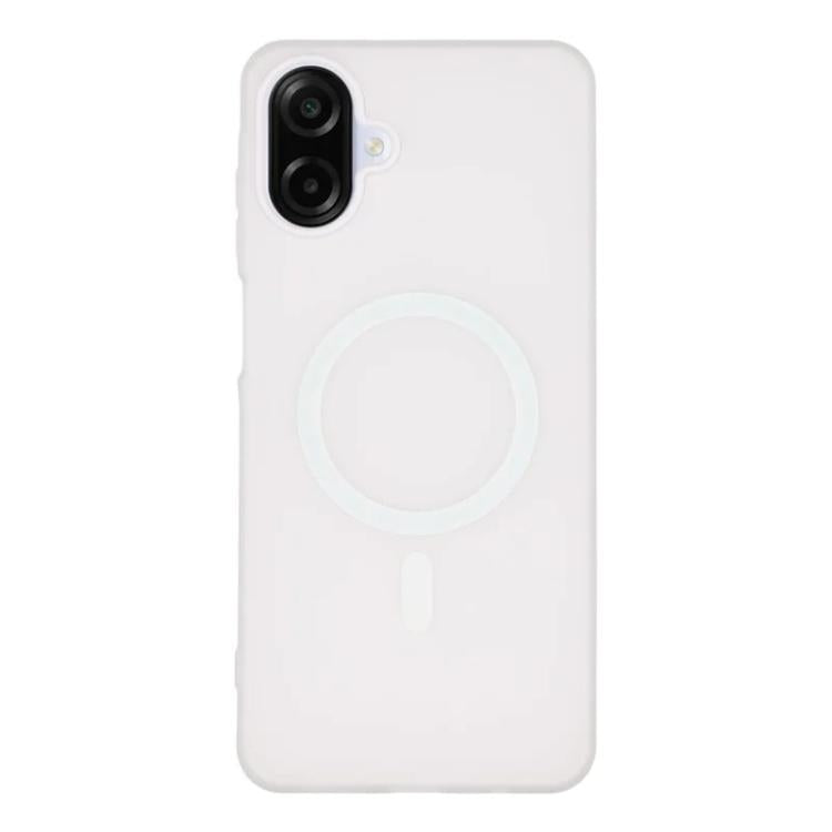 For Galaxy A06 4G WANLONFENG Macarons Matte Magnetic Phone Case with 2pcs Screen Films
