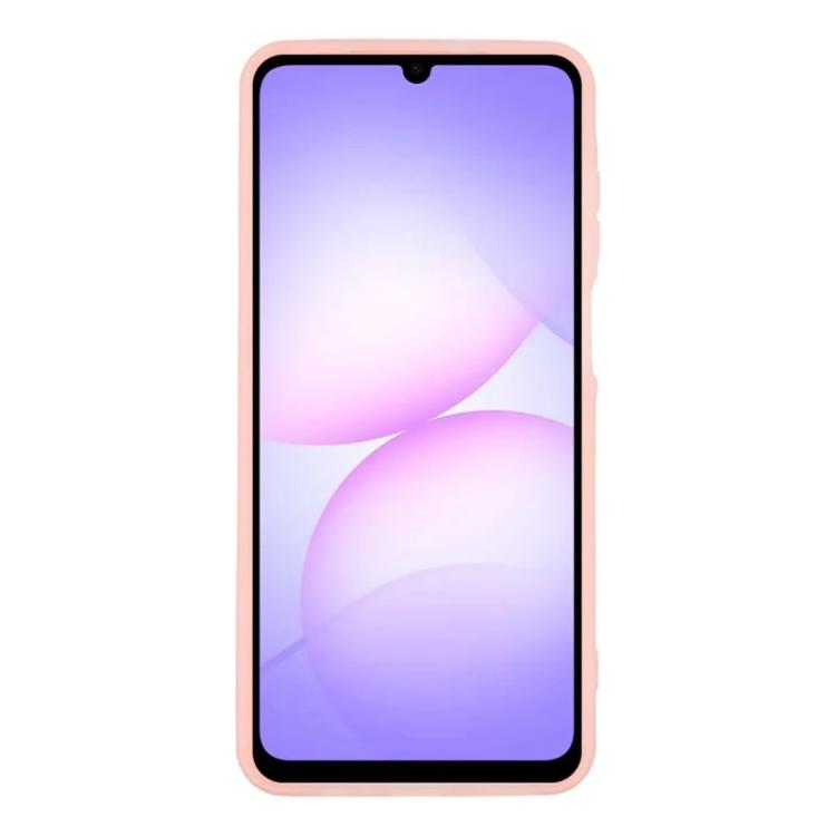 For Galaxy A06 4G WANLONFENG Macarons Matte Magnetic Phone Case with 2pcs Screen Films