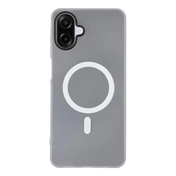 For Galaxy A06 4G WANLONFENG Macarons Matte Magnetic Phone Case with 2pcs Screen Films