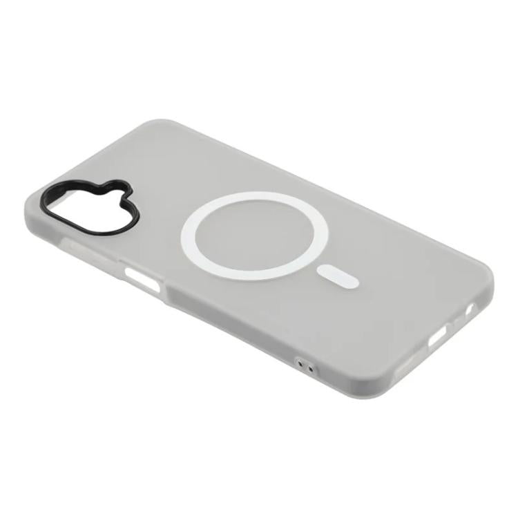 For Galaxy A06 4G WANLONFENG Macarons Matte Magnetic Phone Case with 2pcs Screen Films