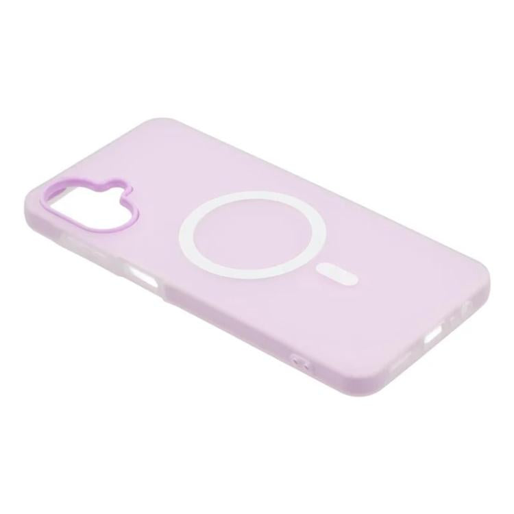 For Galaxy A06 4G WANLONFENG Macarons Matte Magnetic Phone Case with 2pcs Screen Films