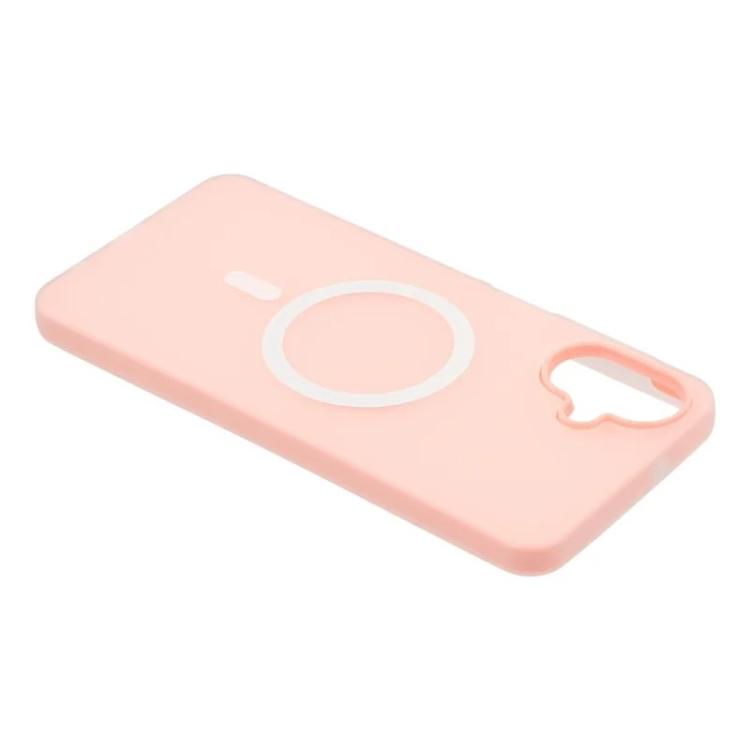 For Galaxy A07 4G WANLONFENG Macarons Matte Magnetic Phone Case with 2pcs Screen Films