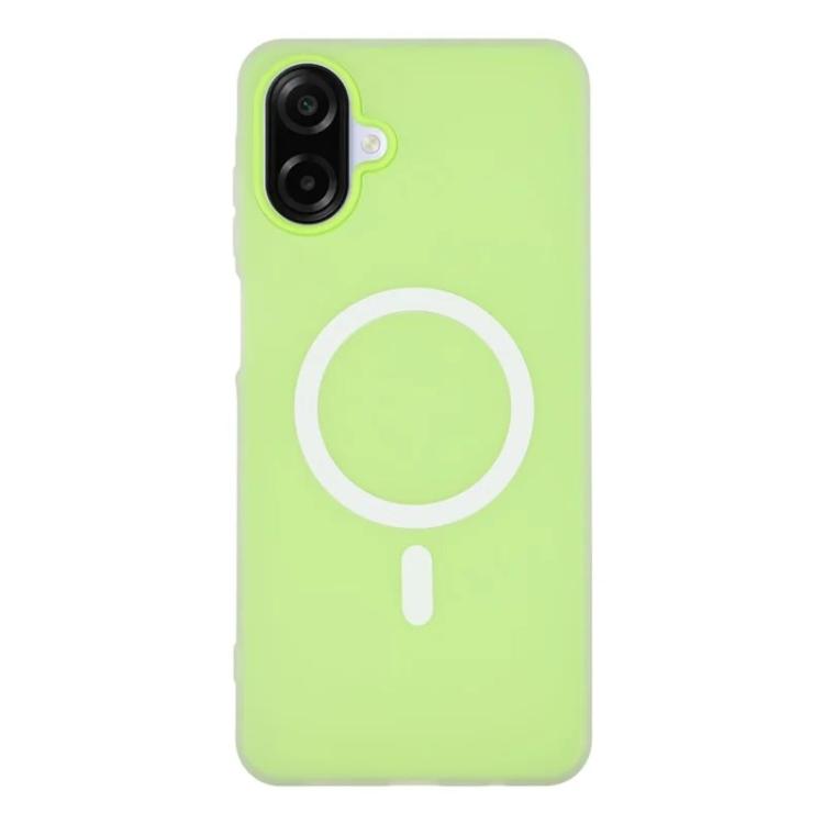 For Galaxy A07 4G WANLONFENG Macarons Matte Magnetic Phone Case with 2pcs Screen Films