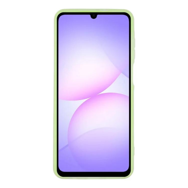 For Galaxy A07 4G WANLONFENG Macarons Matte Magnetic Phone Case with 2pcs Screen Films