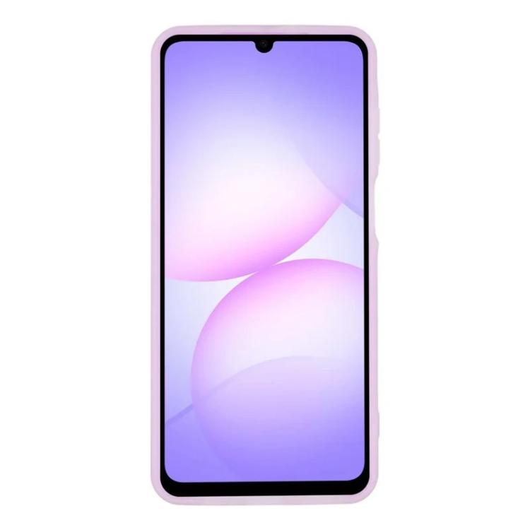 For Galaxy A07 4G WANLONFENG Macarons Matte Magnetic Phone Case with 2pcs Screen Films