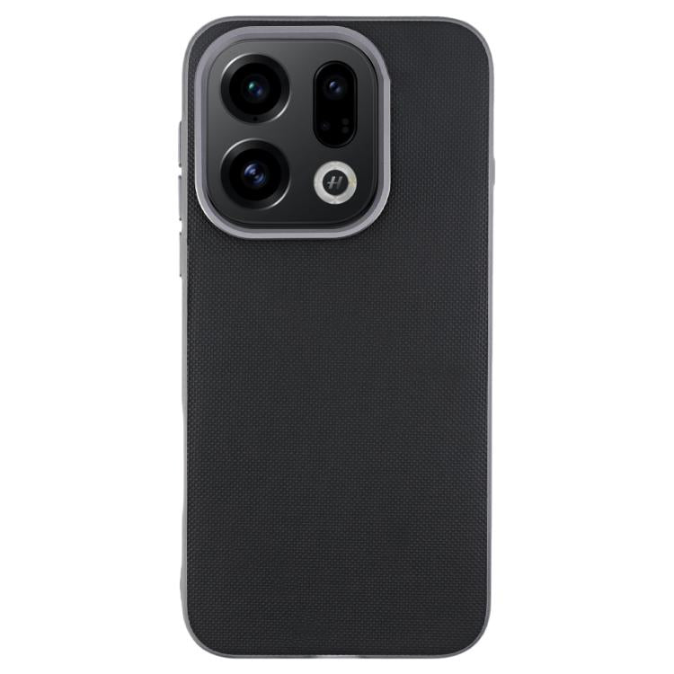 For OPPO Find X9 Matte Grid Texture Vegan Leather Phone Case