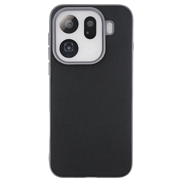 For OPPO Find X9 Pro Matte Grid Texture Vegan Leather Phone Case