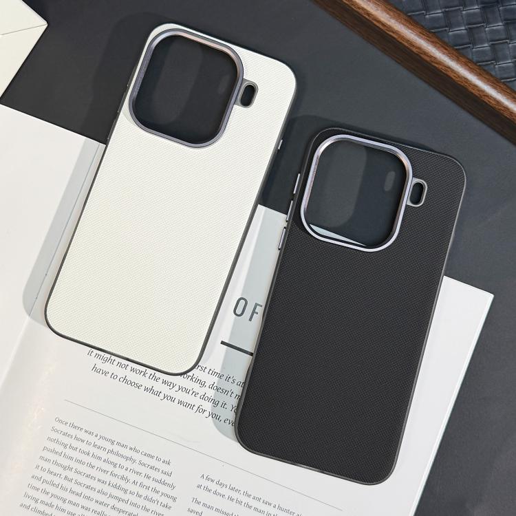For OPPO Find X9 Matte Grid Texture Vegan Leather Phone Case