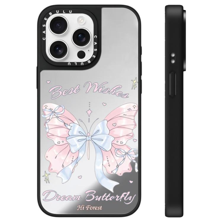 For iPhone 15 Pro Max Hi Forest Series Pattern Mirror Phone Case