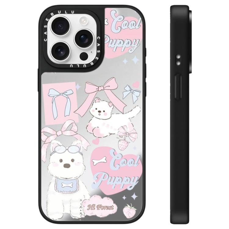 For iPhone 15 Pro Hi Forest Series Pattern Mirror Phone Case