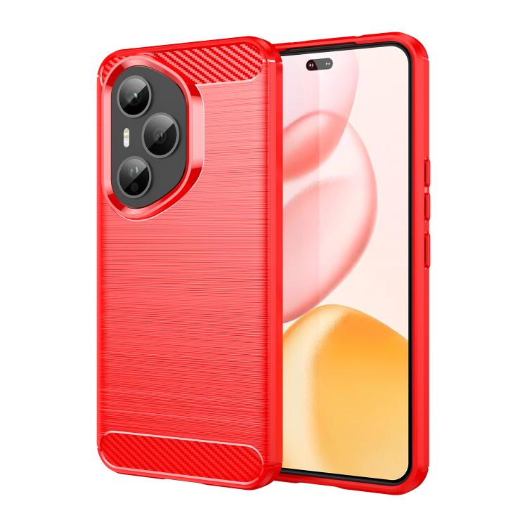 For Honor 400 Pro Global 160.8mm WANLONFENG Brushed Texture Shockproof TPU Phone Case with Screen Film