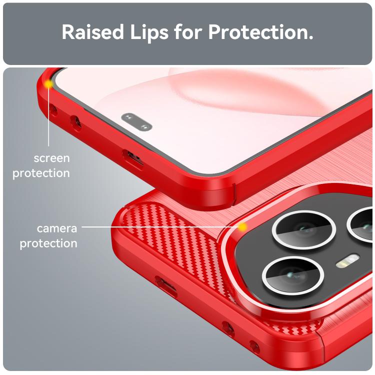 For Honor 400 Pro Global 160.8mm WANLONFENG Brushed Texture Shockproof TPU Phone Case with Screen Film