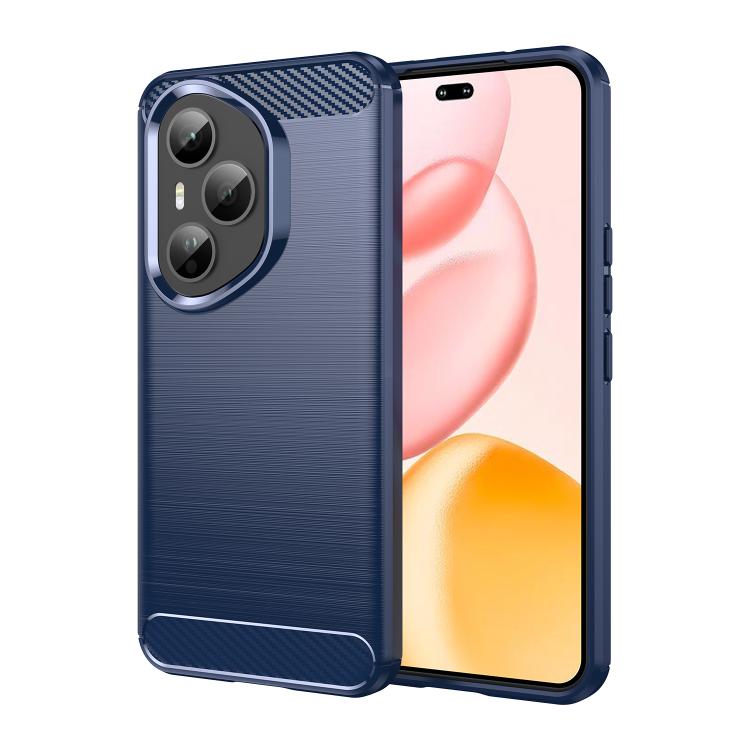 For Honor 400 Pro Global 160.8mm WANLONFENG Brushed Texture Shockproof TPU Phone Case with Screen Film