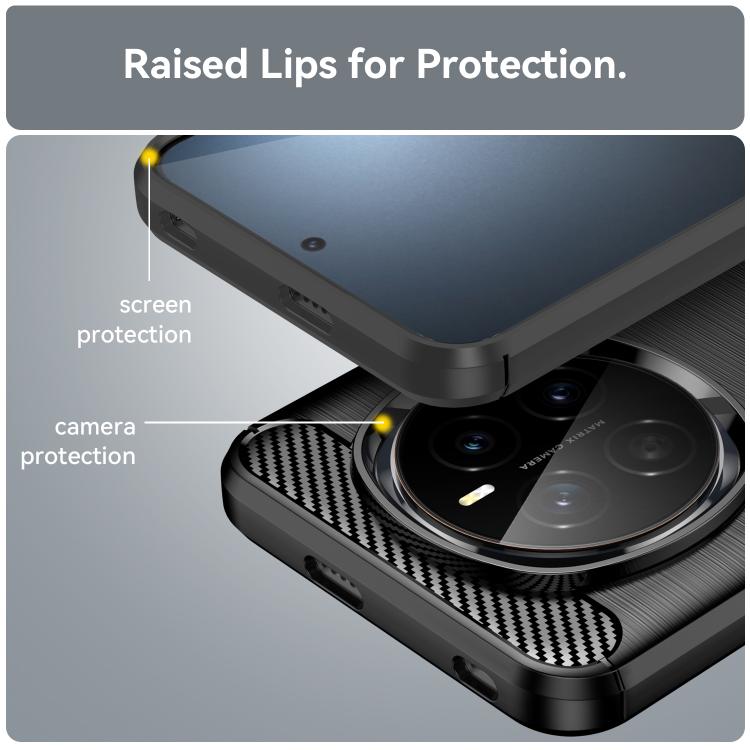 For Honor Magic7 5G WANLONFENG Brushed Texture Shockproof TPU Phone Case with Screen Film