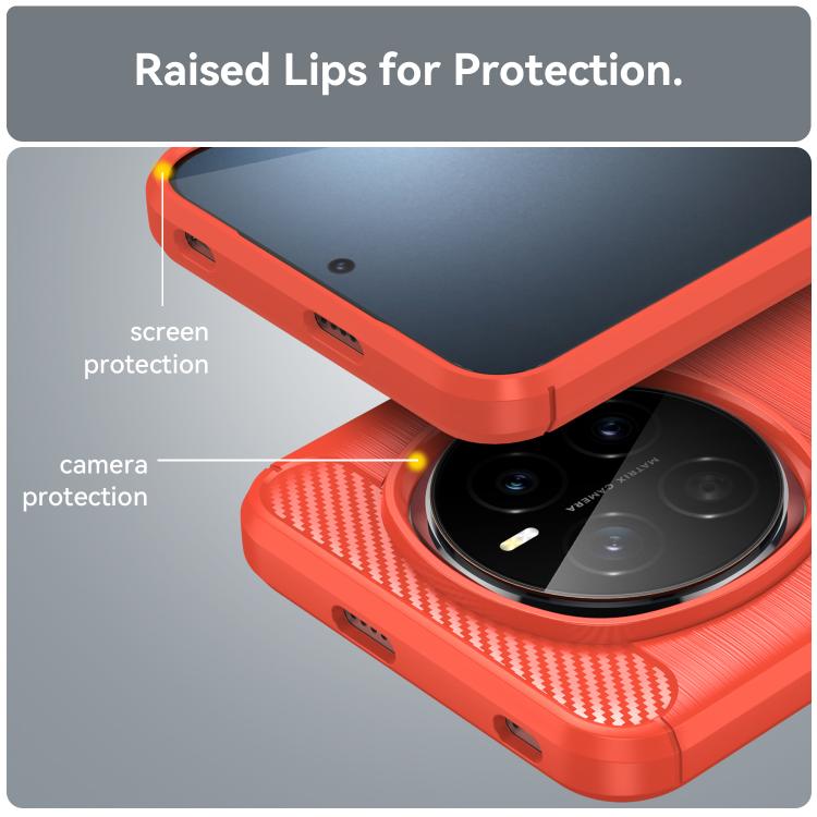 For Honor Magic7 5G WANLONFENG Brushed Texture Shockproof TPU Phone Case with Screen Film