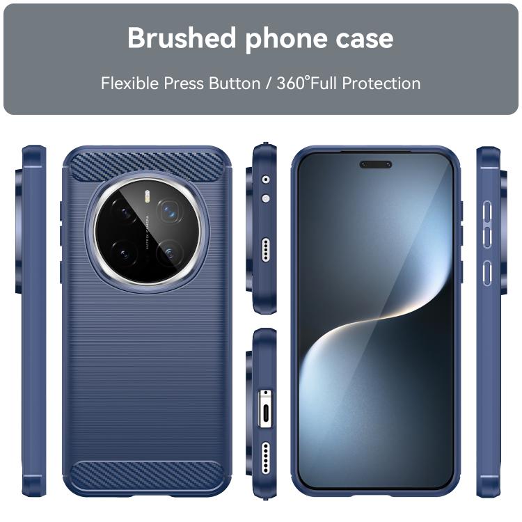 For Honor Magic7 Pro 5G WANLONFENG Brushed Texture Shockproof TPU Phone Case with Screen Film