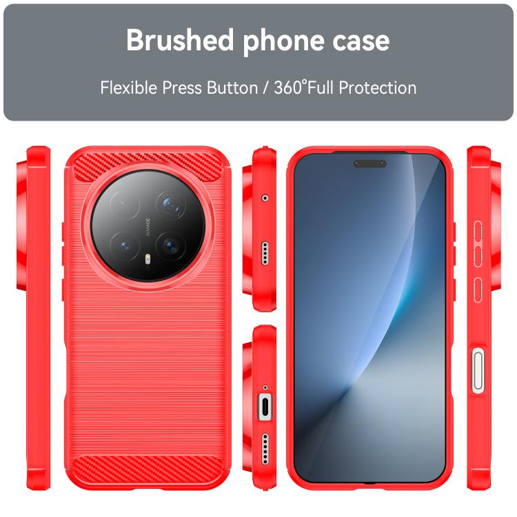 For Honor Magic8 Pro 5G WANLONFENG Brushed Texture Shockproof TPU Phone Case with Screen Film