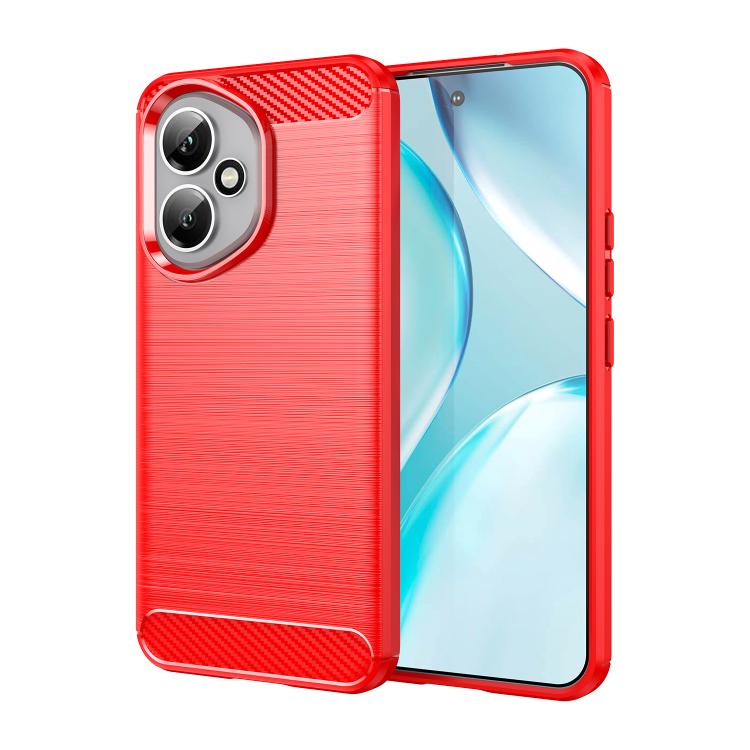 For Honor 400 Global 156.5mm WANLONFENG Brushed Texture Shockproof TPU Phone Case with Screen Film