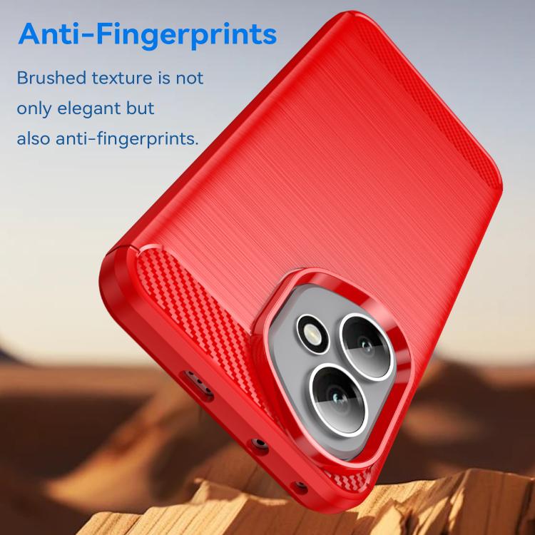For Honor 400 Global 156.5mm WANLONFENG Brushed Texture Shockproof TPU Phone Case with Screen Film