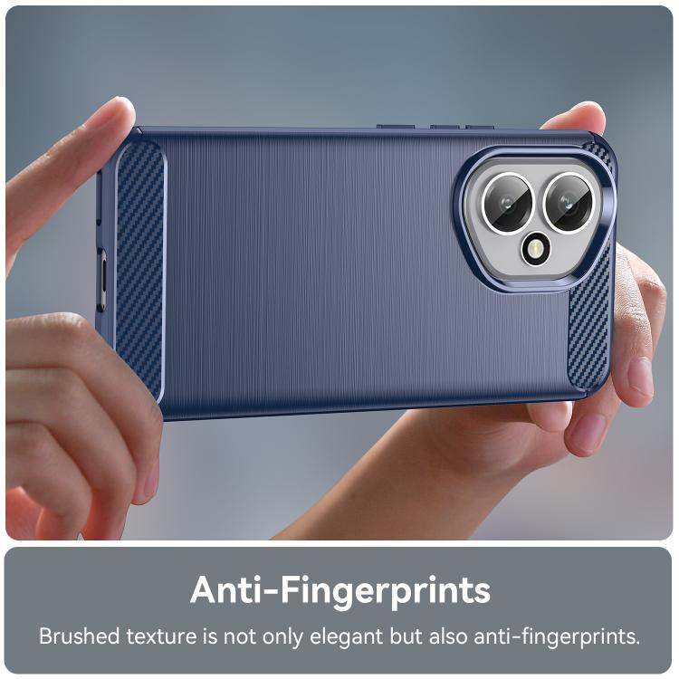 For Honor 400 Global 156.5mm WANLONFENG Brushed Texture Shockproof TPU Phone Case with Screen Film