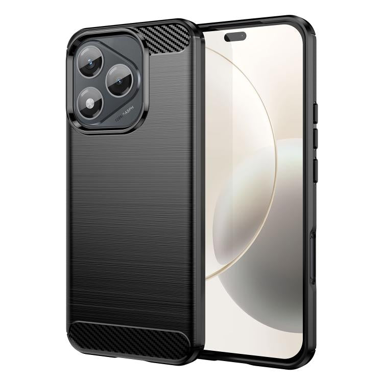 For Honor 400 Lite Global WANLONFENG Brushed Texture Shockproof TPU Phone Case with Screen Film