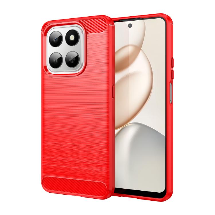 For Honor 400 Smart 4G / 5G / X7d 4G WANLONFENG Brushed Texture Shockproof TPU Phone Case with Screen Film